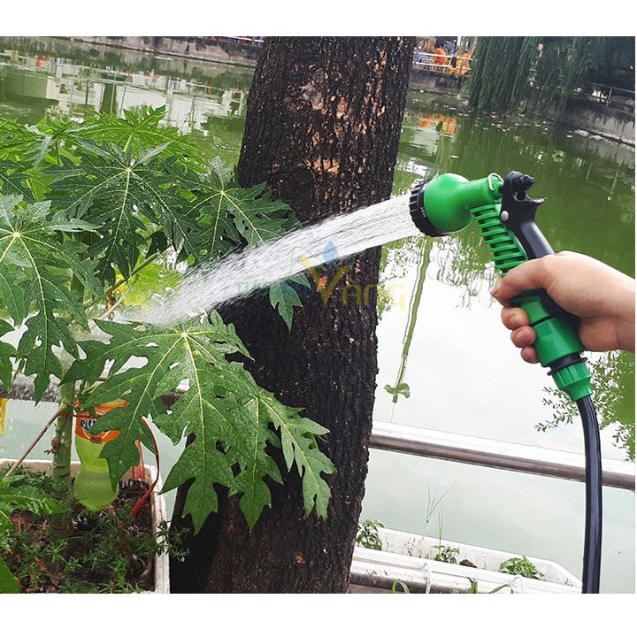 Bộ tưới cây, rửa xe đầy đủ có 15 mét dây