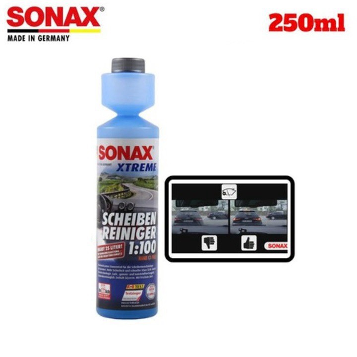 Dung dịch làm sạch và làm trong kính thương hiệu Đức - Sonax 271141 Dung tích 250ml