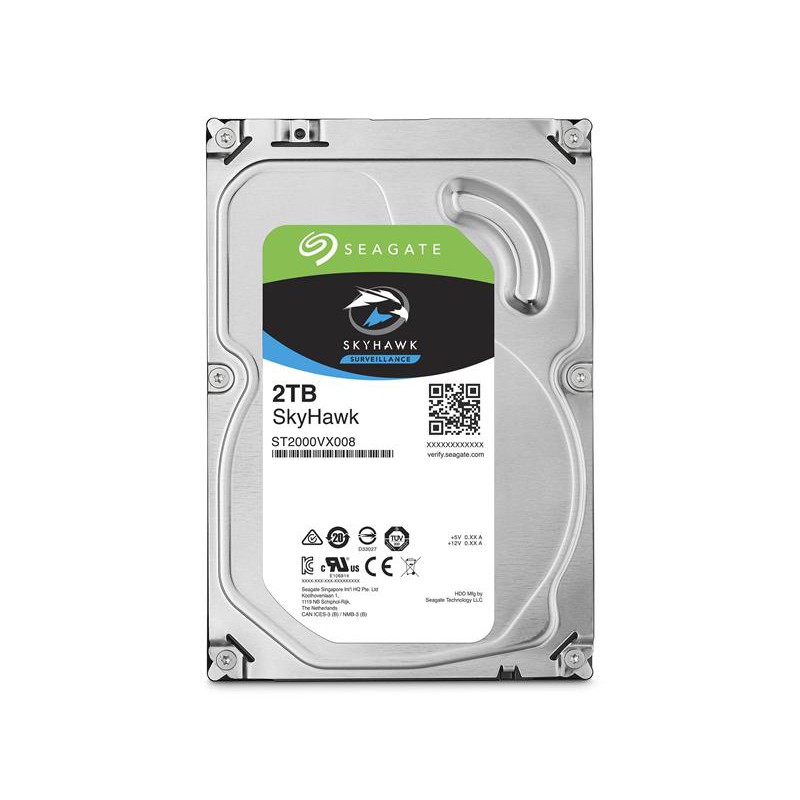 Ổ Cứng HDD Seagate SkyHawk 2TB/64MB/3.5 - ST2000VX008