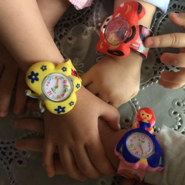[ Giá sỉ - Hàng loại 1 - Set 10 chiếc ] Đồng hồ đập tay dễ thương cho các bé trai và bé gái - SDH123