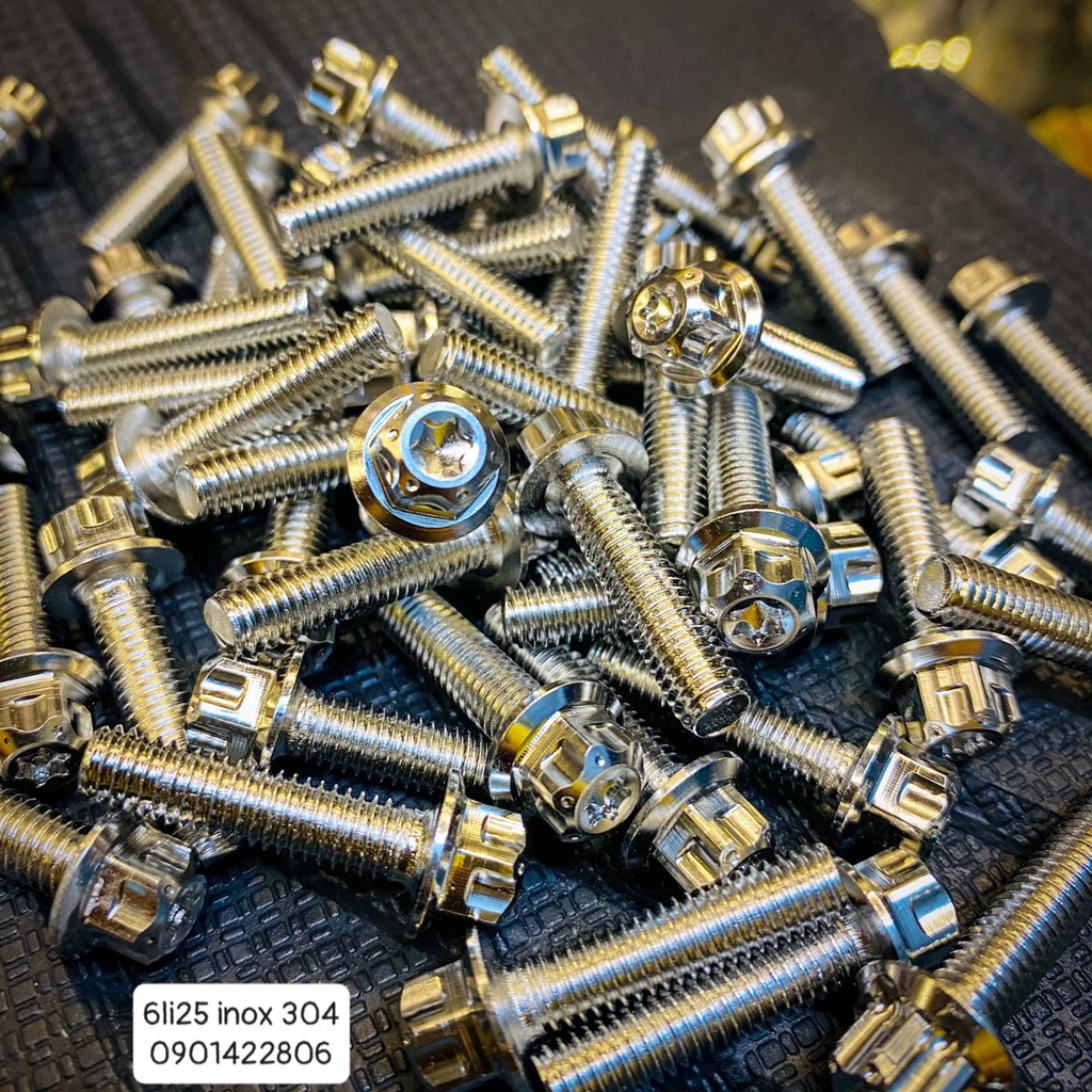 Ốc inox Salaya 6li3 trụ