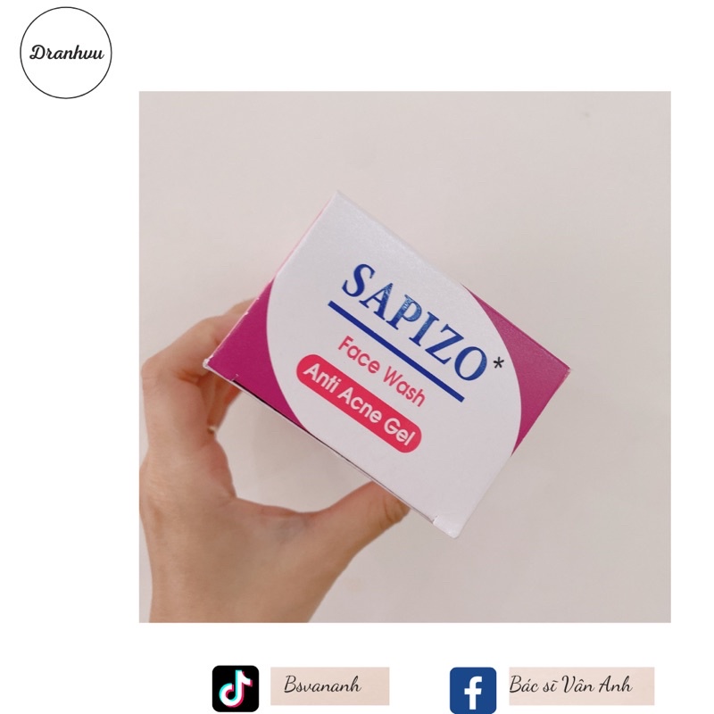 Gel rửa mặt giảm mụn giành cho da dầu mụn Sapizo face Wash 100ml