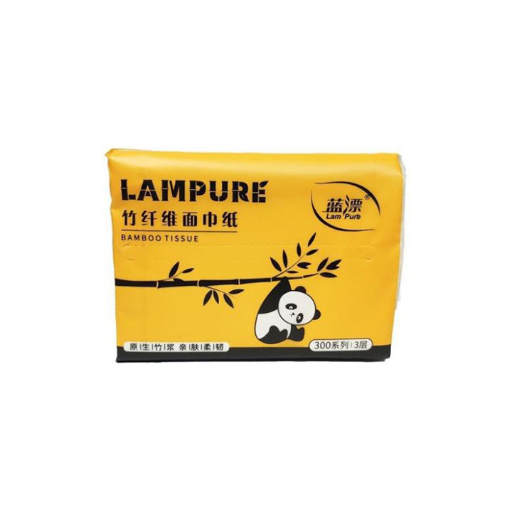 Thùng Giấy Ăn Gấu Trúc Sibao / Lampure Cao Cấp ( 30 gói loại đủ )