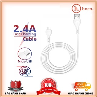 Dây Sạc Samsung Sạc Nhanh Quick Charge 18W Cáp Sạc chính hãng Hoco X1/X37 Chân Micro Usb Cho Android - BH 1 năm
