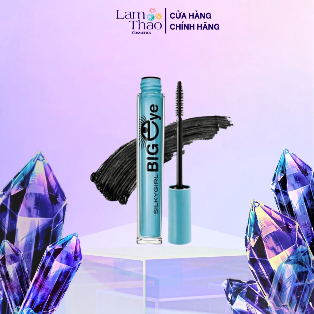 Mascara Làm Dài Và Cong Mi Silkygirl Big Eye Collagen Waterproof Mascara