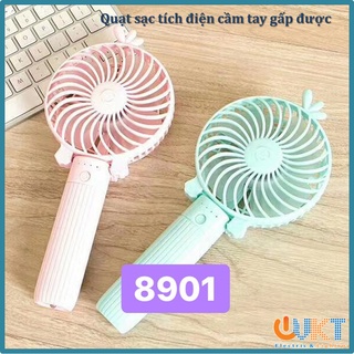 Quạt sạc mini cầm tay gấp được MZX-8904 - Giao màu ngẫu nhiên