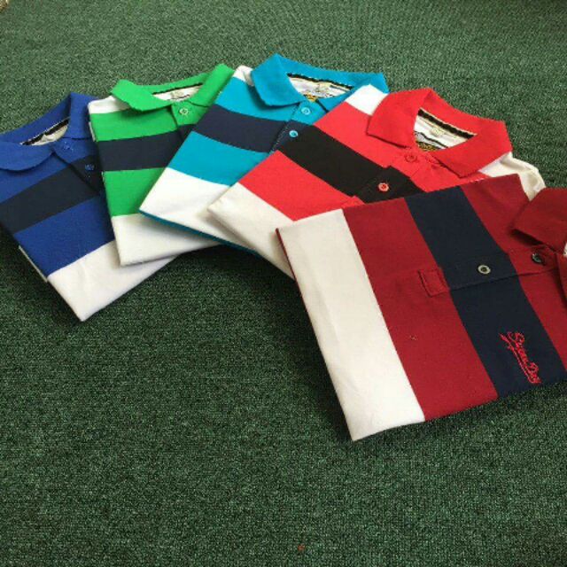 Áo thun sọc SUPER DRY