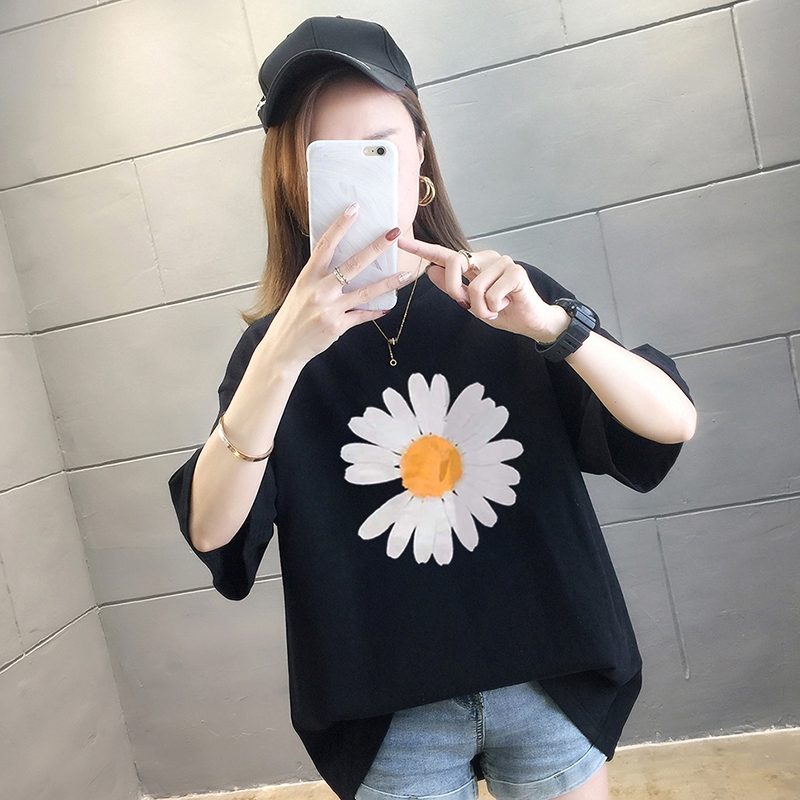 NRVP Áo thun tay ngắn dáng suông thời trang mùa hè 2020 cho nữ