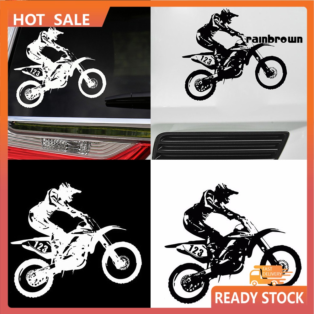 Đề Can Dán Trang Trí Cửa Sổ Xe Hơi / Xe Máy Nhiều Màu Sắc Độc Đáo