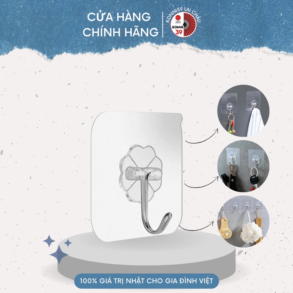 Móc Dán Tường Siêu Dính 1K