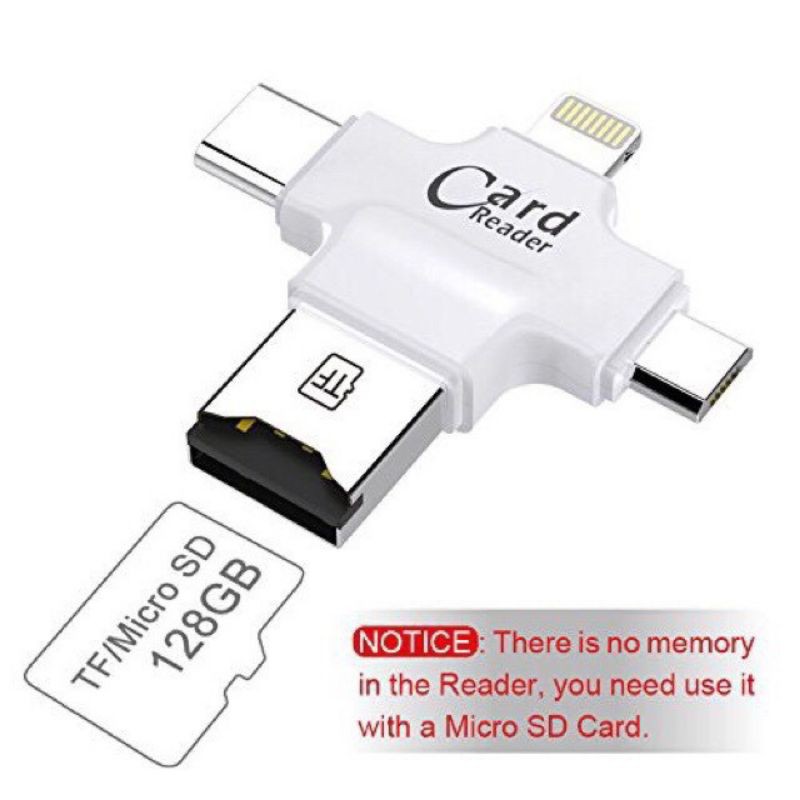 đầu đọc thẻ 4 in 1 bảo hành 3 tháng