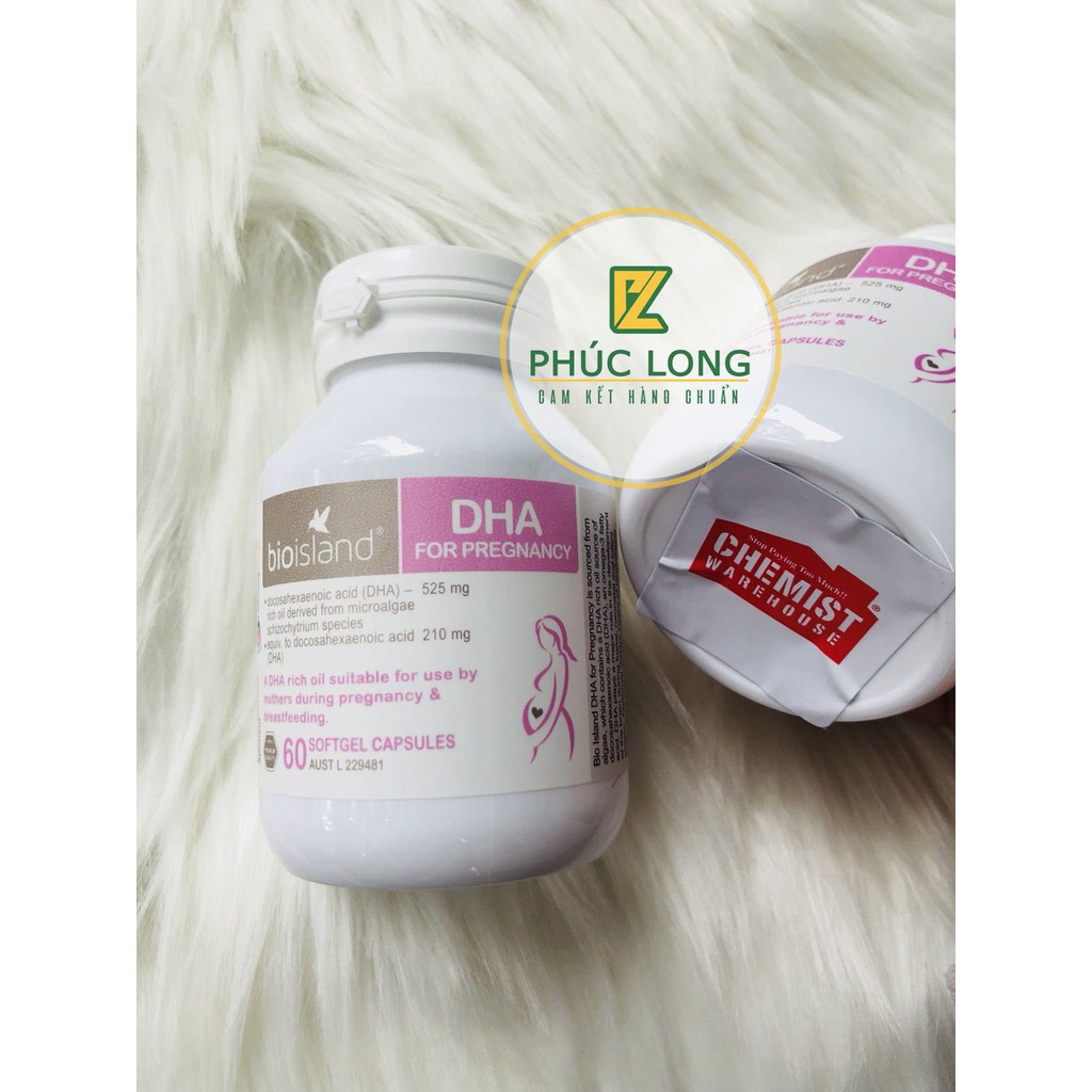 DHA bioisland cho bà bầu 60 viên-mã T01