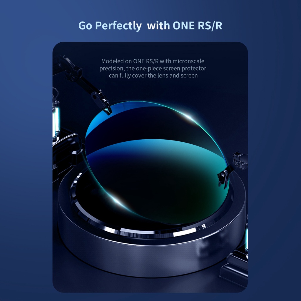 Kính Cường Lực Bảo Vệ Ống Kính Máy Tính Bảng 4K Cho Insta360 one RS/R