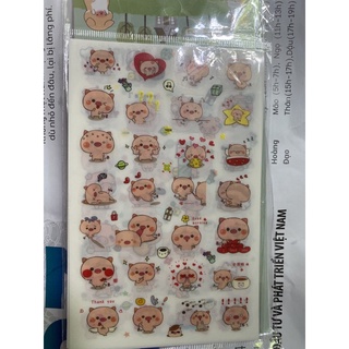 Sét 6 tấm sticker