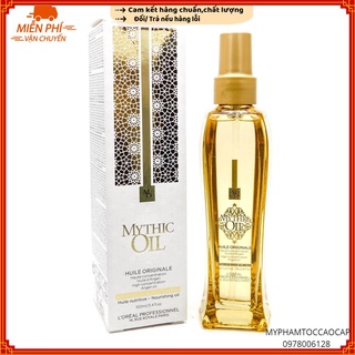 (L'OREAL-CHÍNH HÃNG) TINH DẦU DƯỠNG TÓC CHỐNG RỐI, NUÔI DƯỠNG TÓC SUÔN MỀM MƯỢT MYTHIC OIL L'OREAL HUILE ORIGINALE 100ML