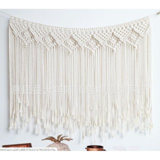 oder - thảm dây handmade treo tường vintage boho, dây đan trang trí