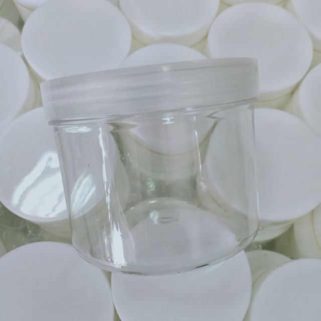 HỦ KEM BODY 500G MÀU TRẮNG TRONG