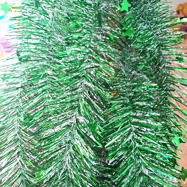 Dây kim tuyến ngôi sao dài 1,5m trang trí cực đẹp