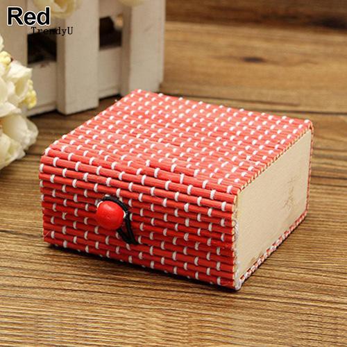 Hộp gỗ đựng trang sức tiện lợi xinh xắn | BigBuy360 - bigbuy360.vn