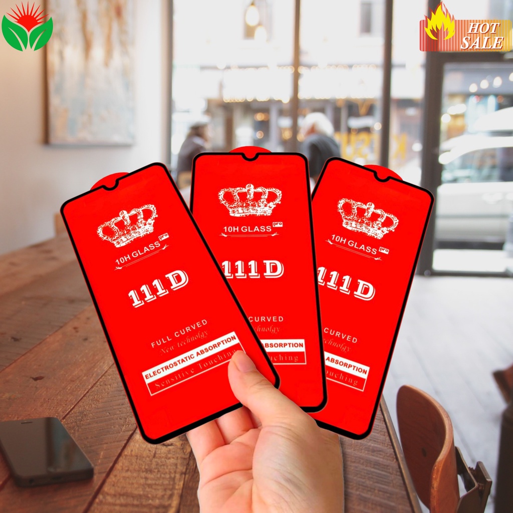 Kính Cường Lực Samsung A31 - Full màn hình 111D - Vuốt siêu mượt cao cấp - Bảo vệ màn hình chịu được va đập tốt