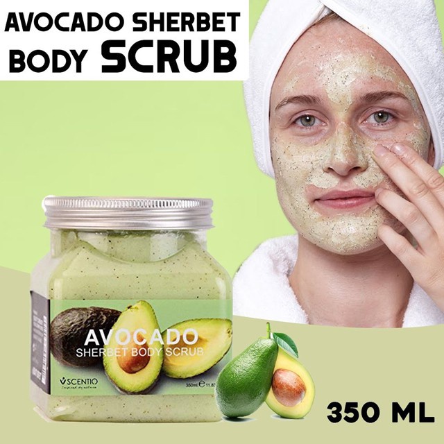 Tẩy Tế Bào Da Chết Body Beauty Buffet Scentio Avocado 350ml Hương Bơ Làm Sạch Dưỡng Da Mềm Mượt [NHẬP KHẨU CHÍNH HÃNG]