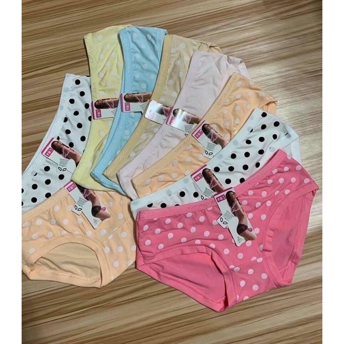 Set 05 Quần lót ,quần chíp cotton chấm bi
