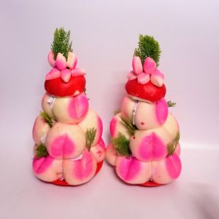 Cặp Tháp bánh đào tiên 12 cái mỗi tháp dâng mẹ quan âm, lễ chùa, cúng gia tiên, bánh thôi nôi