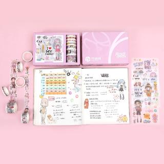 Cuộn nhãn dán nhiều màu sắc 16 trong 1 độc đáo