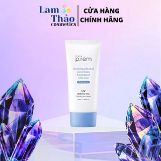 (DATE T1/2024) Kem Chống Nắng Cho Da Nhạy Cảm Make P:rem UV Defense Me Calming Sun Cream SPF50+ PA++++