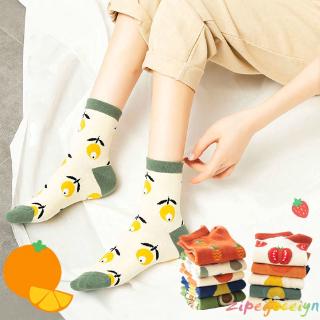 Tất Mắt Cá Họa Tiết Trái Cây Xinh Xắn Dành Cho Phái Nữ