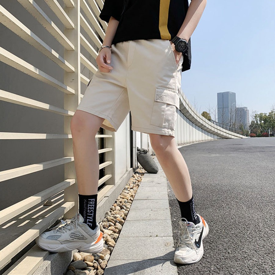 Quần short nam kaki túi hộp City Cycle - Quần short túi hộp Unisex túi hộp Local Brand