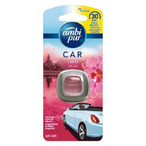 Kẹp thơm xe Ambi Pur Car Air Freshener Mini ABP0090 2ml (Hương hoa địa lan)