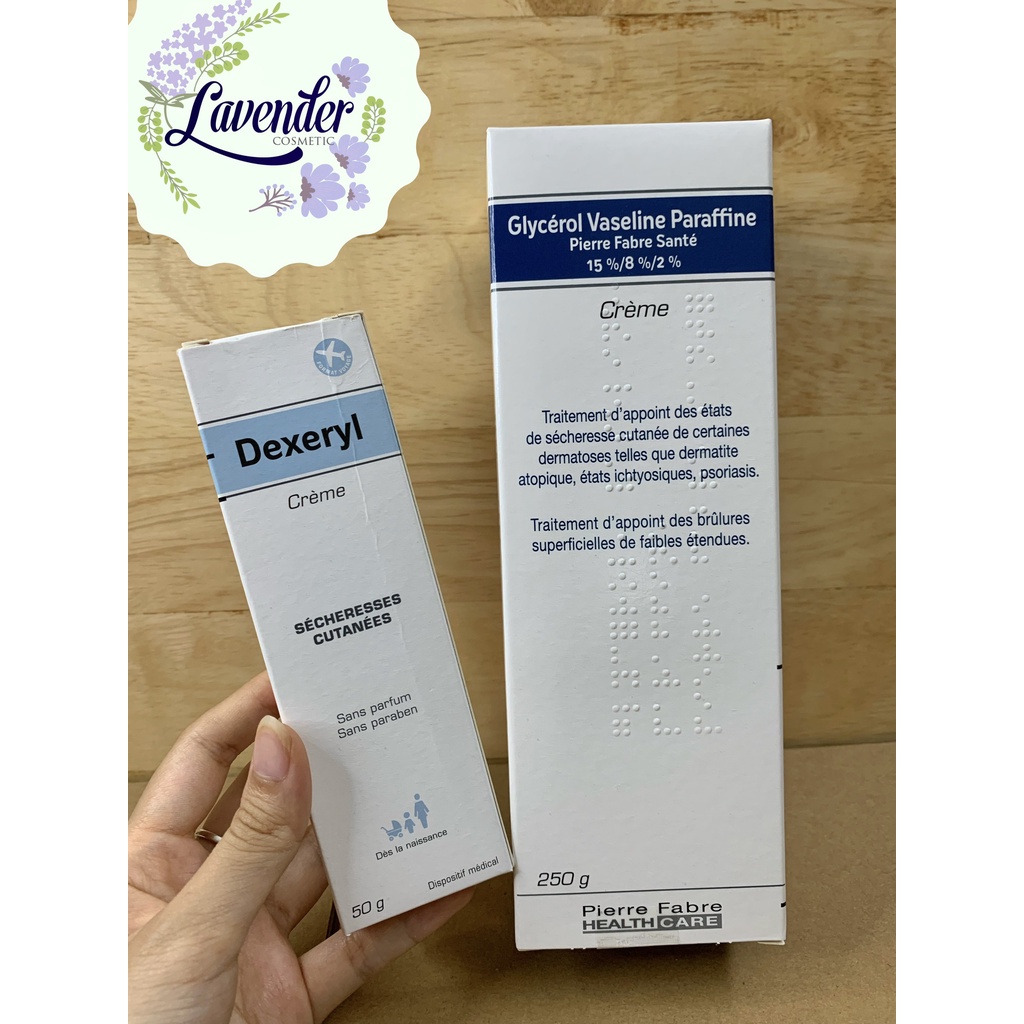 Kem dưỡng da nẻ chàm  Dexeryl Glycerol Vaseline Paraffine