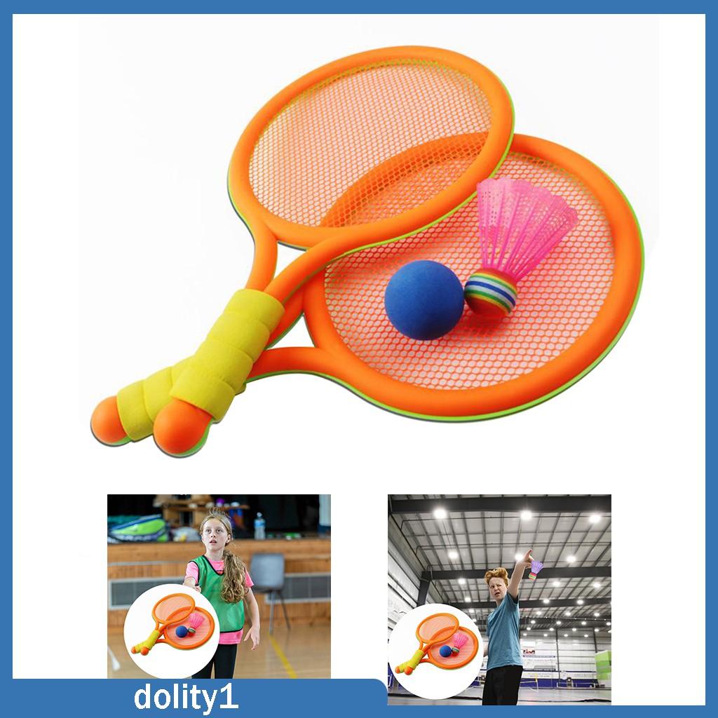 Bộ Vợt Cầu Lông Bóng Tennis Đồ Chơi Ngoài Trời Cho Trẻ Em