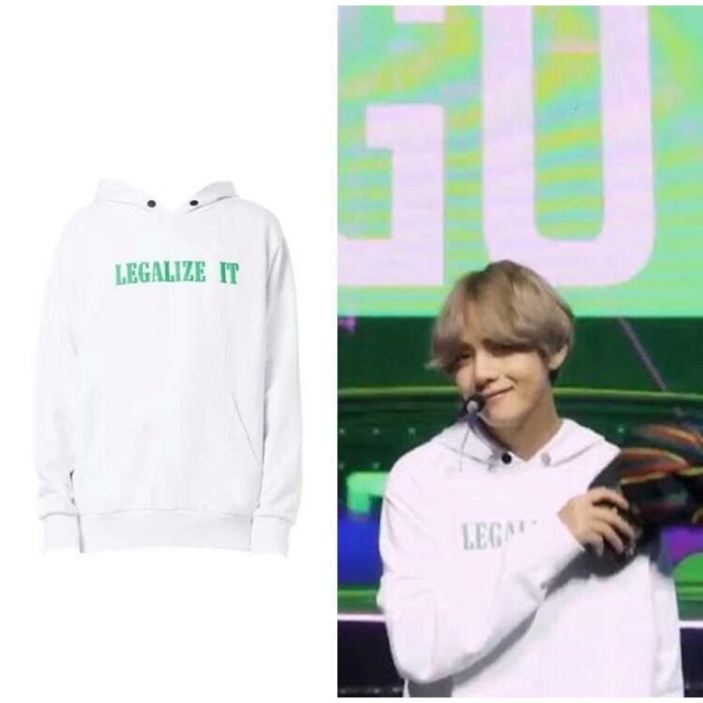 Áo mũ legalize của V BTS