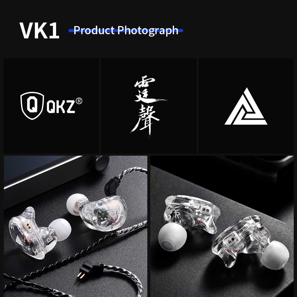 Tai Nghe Hifi Hrlexxstr Qkz 4 Qkz-Vk1 Kèm Mic