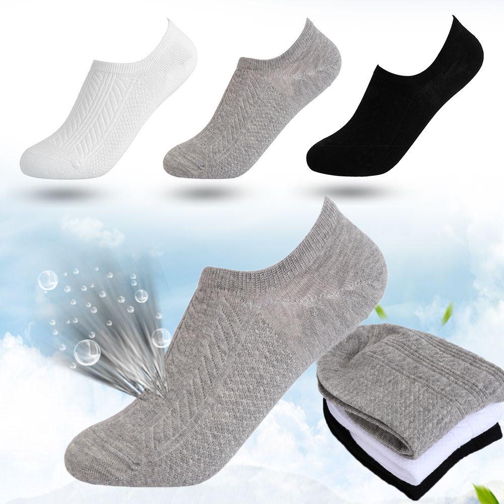 Set 1 / 3 Đôi Vớ Thuyền Chất Liệu Cotton Co Giãn