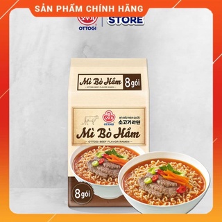 Mì bò hầm ottogi lốc 8 gói . hot.