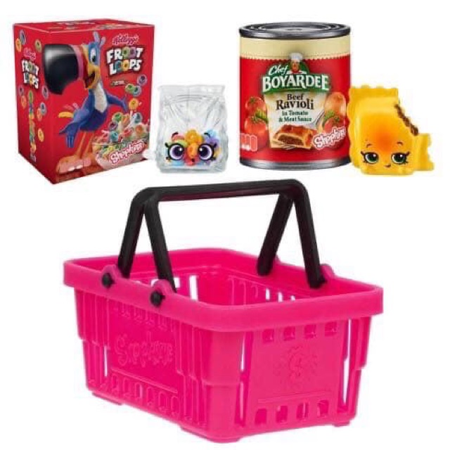 Combo 3 giỏ siêu thị shopkins full box - hàng chính hãng - Lưu ý ảnh bìa là ảnh 1 thùng gồm 24 giỏ