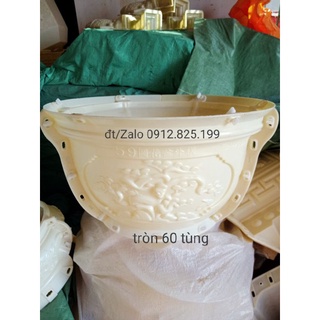 bộ khuôn đúc chậu tròn 60 abs