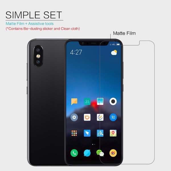 Nillkin Kính Cường Lực Bảo Vệ Màn Hình Cho Xiaomi Mi8 / Xiaomi Mi 8 Mờ / Matte