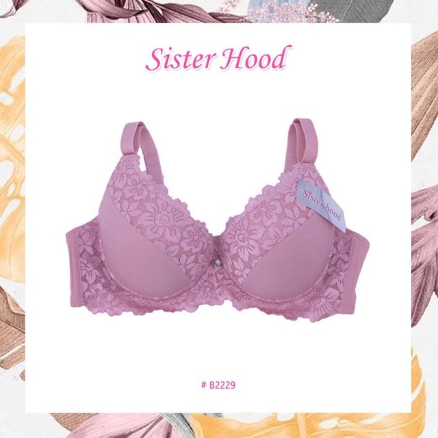 Áo lót big size Thái Lan sisterhood 2229 có gọng bản to nâng ngực cup B