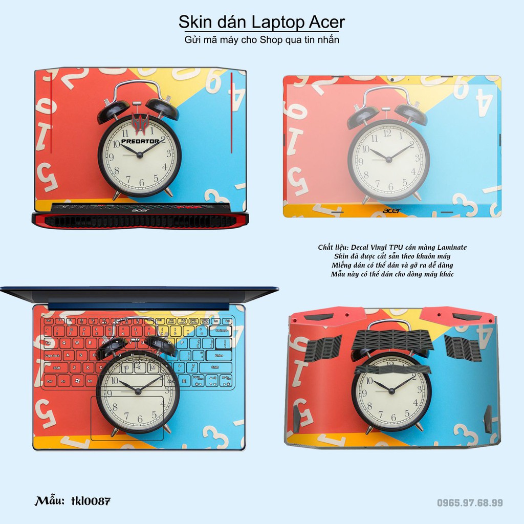 Skin dán Laptop Acer in hình thiết kế (inbox mã máy cho Shop)