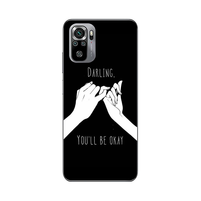 Ốp Lưng Silicone Họa Tiết Hình Chú Mèo Thời Trang Cho Xiaomi Redmi Note 10 4g 6.43 "Note10 5g 6.5"