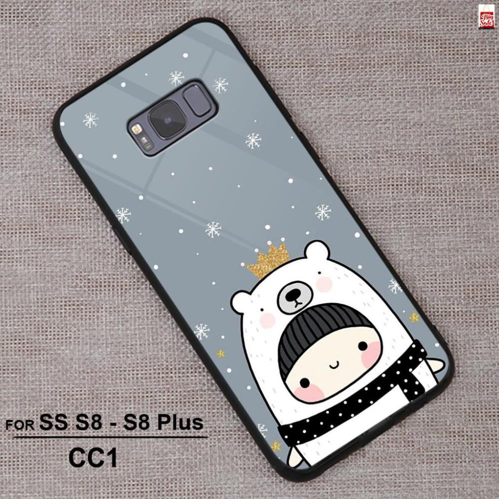 Ốp Samsung S8/S9/S8+/S9+_Ốp lưng điện thoại SS S8 Plus/S9 Plus mẫu gấu trắng/moon/cô gái cute đẹp