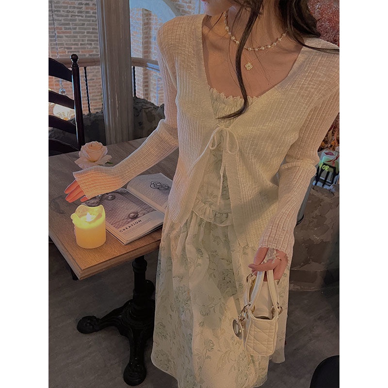Áo Khoác Cardigan Dệt Kim Tay Dài Thời Trang Mùa Hè Dành Cho Nữ