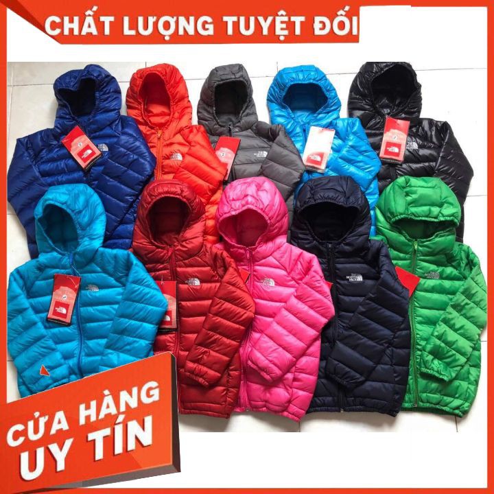 Áo phao The North Face trẻ em đẹp năng động - nhẹ ấm - có thể cuộn nhỏ