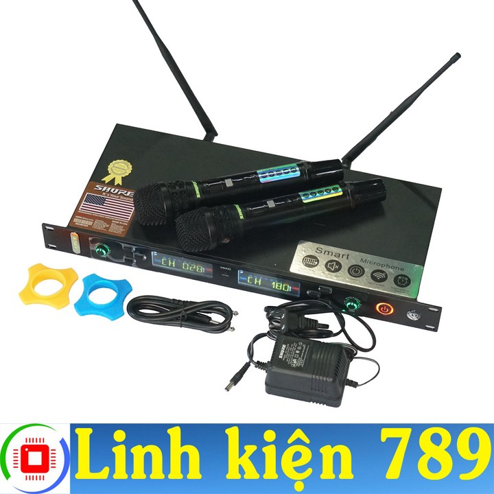  Micro không dây KARAOKE Shure UGX23 2 ăng ten - Linh Kiện 789