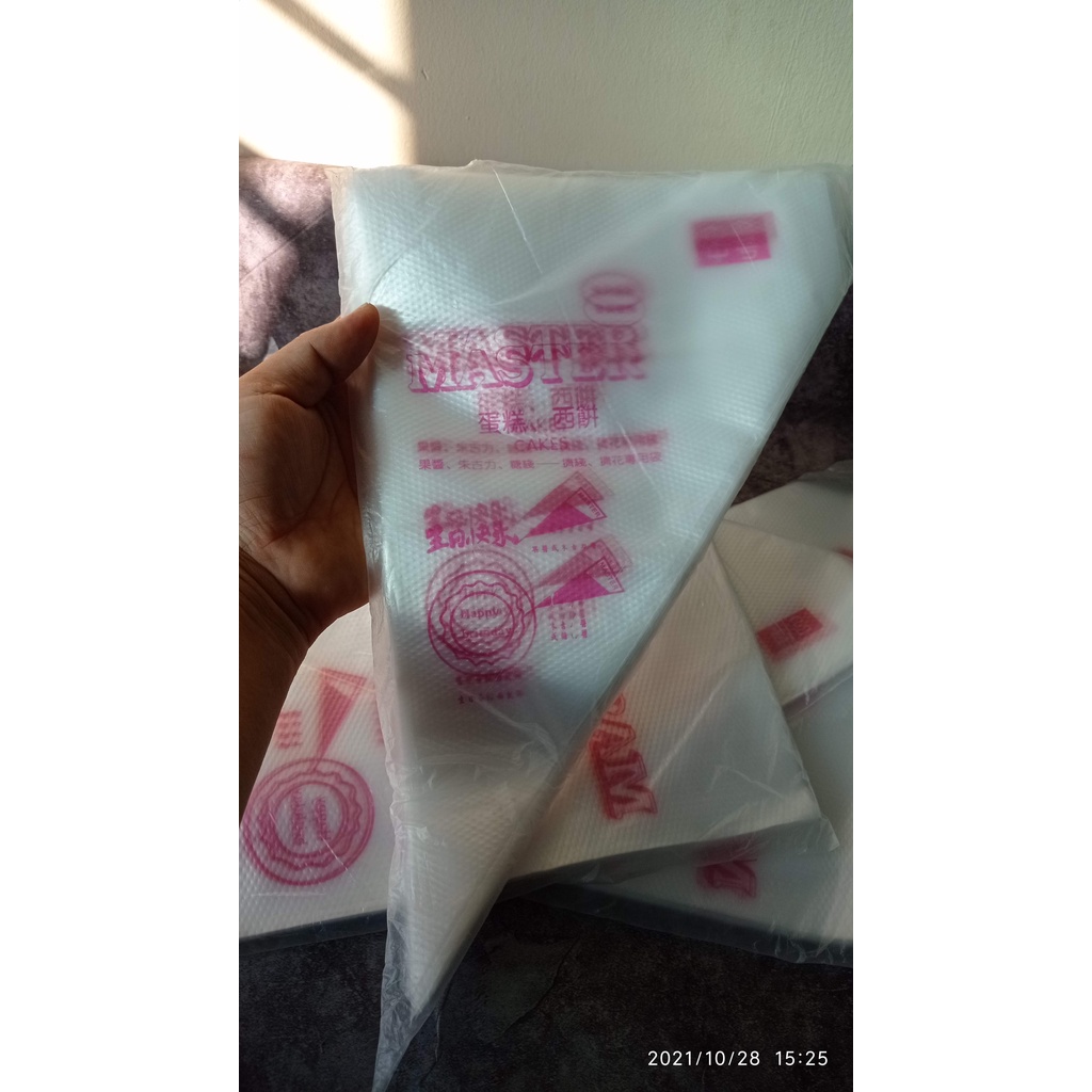 Túi bắt bông kem, bao tam giác làm bánh kem (100c/xấp)