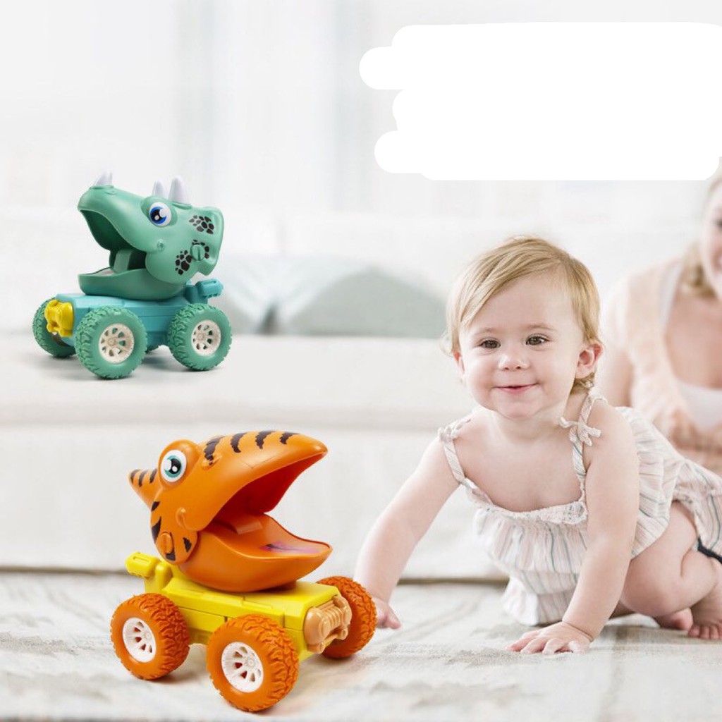 Xe khủng long - xe đồ chơi dành cho bé [ kèm video sản phẩm ]
